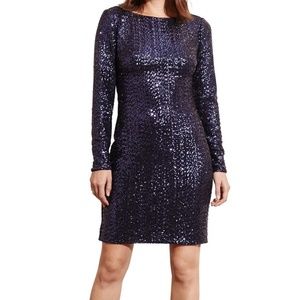 Lauren Ralph Lauren Sequin Body-Con Open Back Dress Taylor Swift Concert